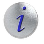 Info Icon silber